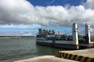 Image of the ferry to Ometepe Island from San Jorges (Rivas) terminal.