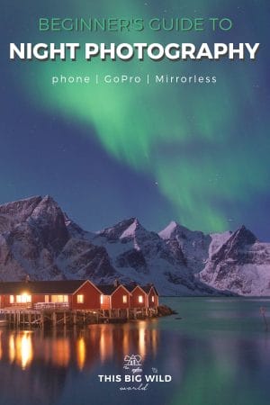 Night photography can be frustrating. You don't need a fancy camera to take great night photos though, just the right camera settings and photography tips. From starry skies to the Northern Lights, capture it all with your phone, GoPro or mirrorless camera. #nightphotography #photography #longexposure
