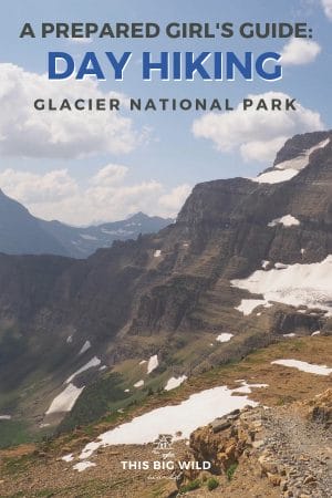 Prepared girl's are ready for anything! This guide covers what to bring hiking in Glacier National Park, including bear safety tips. This packing list covers all the essentials for Glacier National Park hiking. #hiking #packinglist 