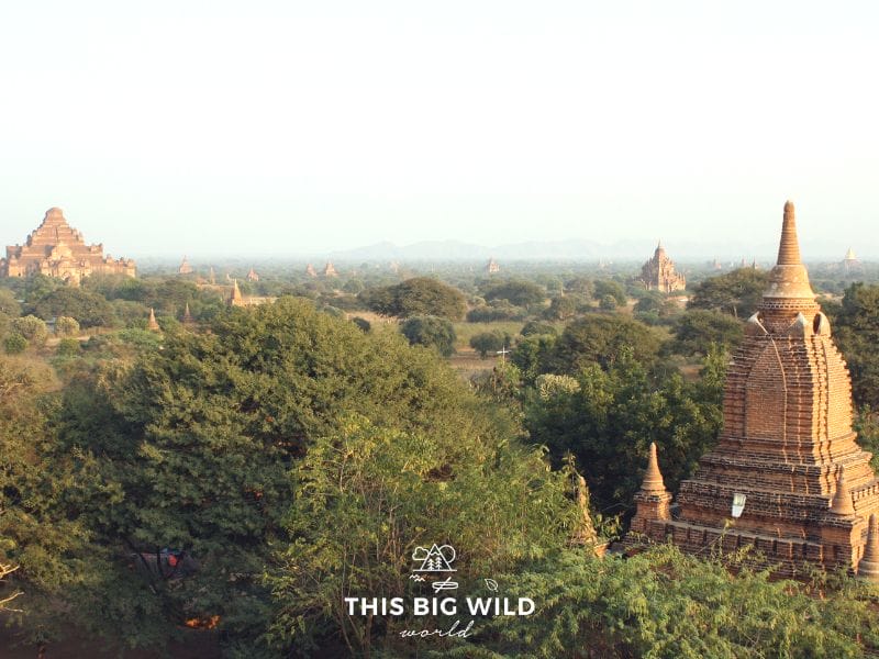 There are 1000's of temples and pagodas to explore while visiting Bagan in Myanmar.
