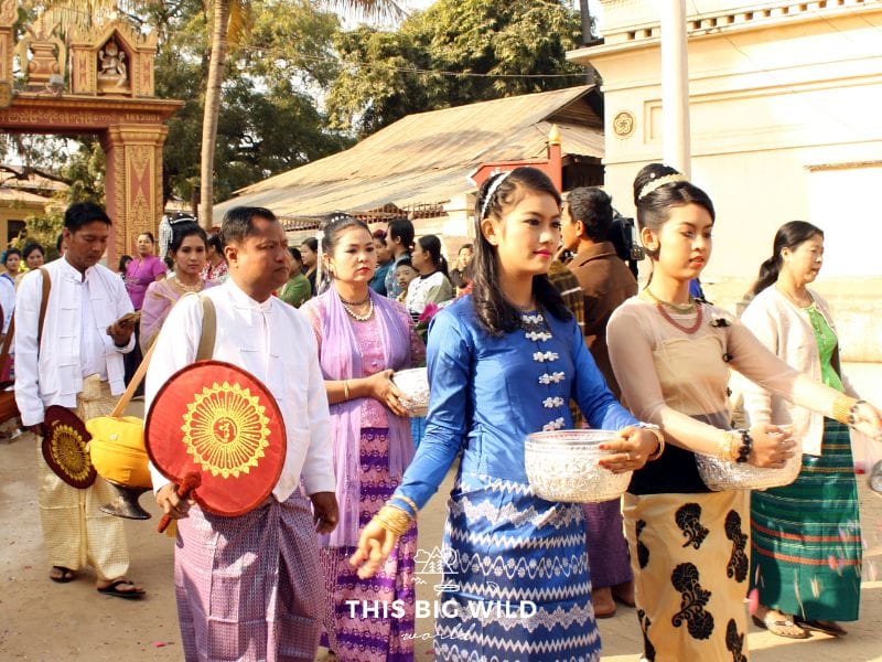 One of the things to do in Bagan is to explore by electric scooter. I happened upon a Shinbyu Ceremony in one of the villages!