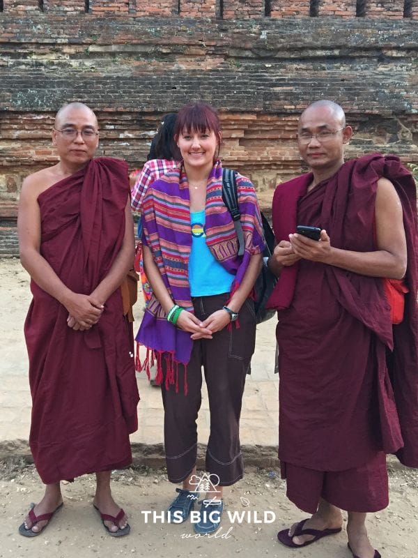 Just me and my friends at Shwesandaw Pagoda in Bagan enjoying the sunset!