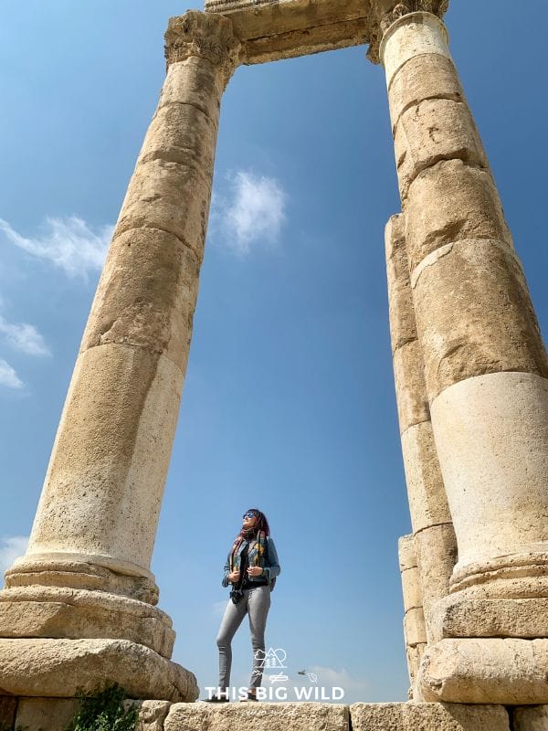The Citadel sits atop a hill in the center of the capital city of Amman. While in Amman, be sure your Jordan itinerary includes a stop here!