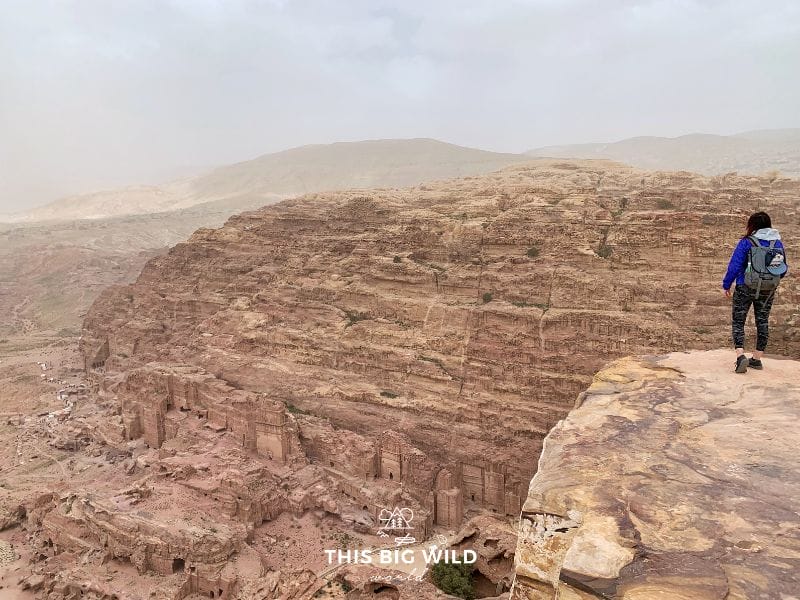 The High Place of Sacrifice in Petra offers stunning views of the ancient city from above.