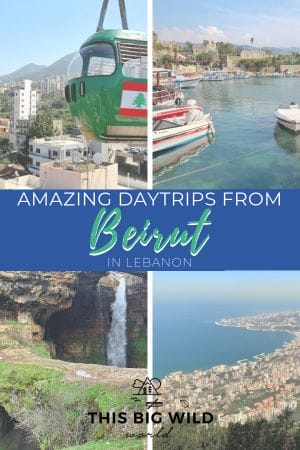 Don't let Lebanon's small size fool you, there's so much to explore! Beirut makes a great base to explore from. These 7 daytrips from Beirut should be on your Lebanon itinerary including, Harissa, Byblos, Kadisha Valley, and more! beirut lebanon | beirut lebanon travel | byblos lebanon | jbeil lebanon | kadisha valley | baatara gorge waterfall #lebanon #beirut