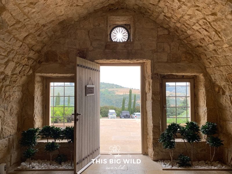 Stop for wine tasting and beautiful views at Ixsir Winery in Batroun during a daytrip from Beirut.