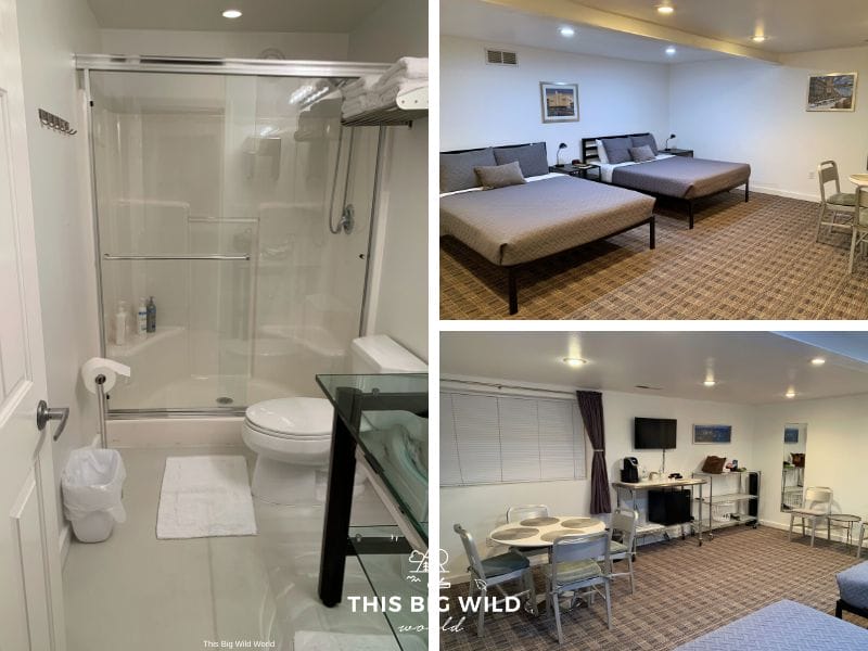 Anchorage Downtown Guest Rooms has incredibly clean bathrooms and bedrooms as well as a long list of amenities!