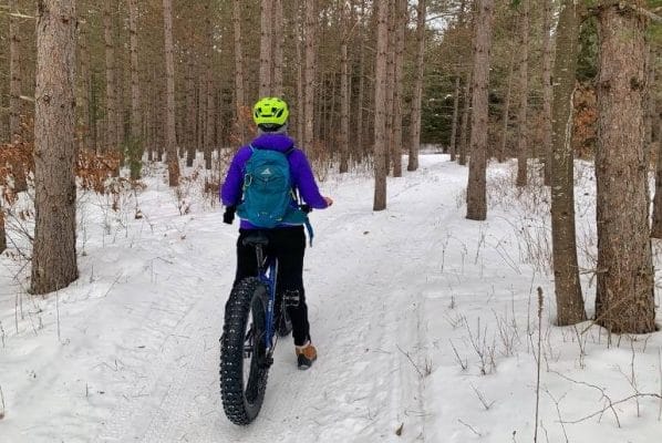 Fat tire biking is one of many things to do in Hayward Wisconsin this winter!