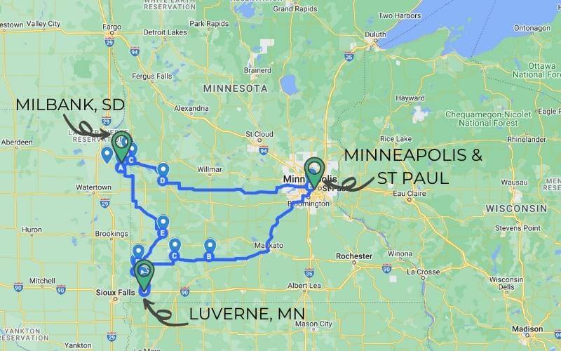 Southwest Minnesota Road Trip 3 Day Itinerary