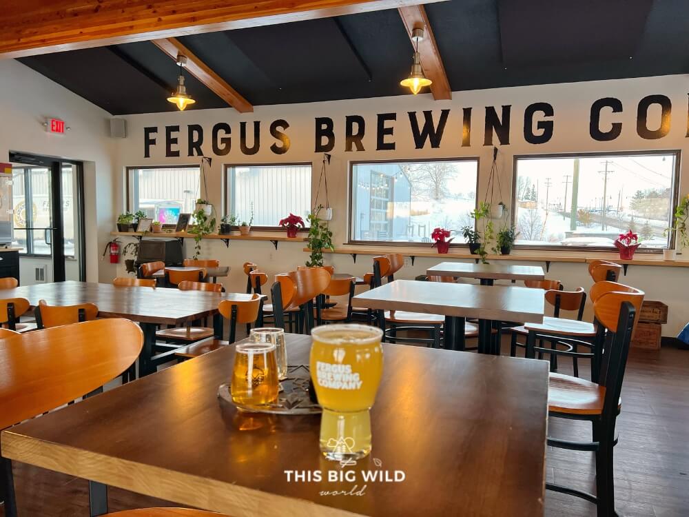Fergus Brewing Co tasting room