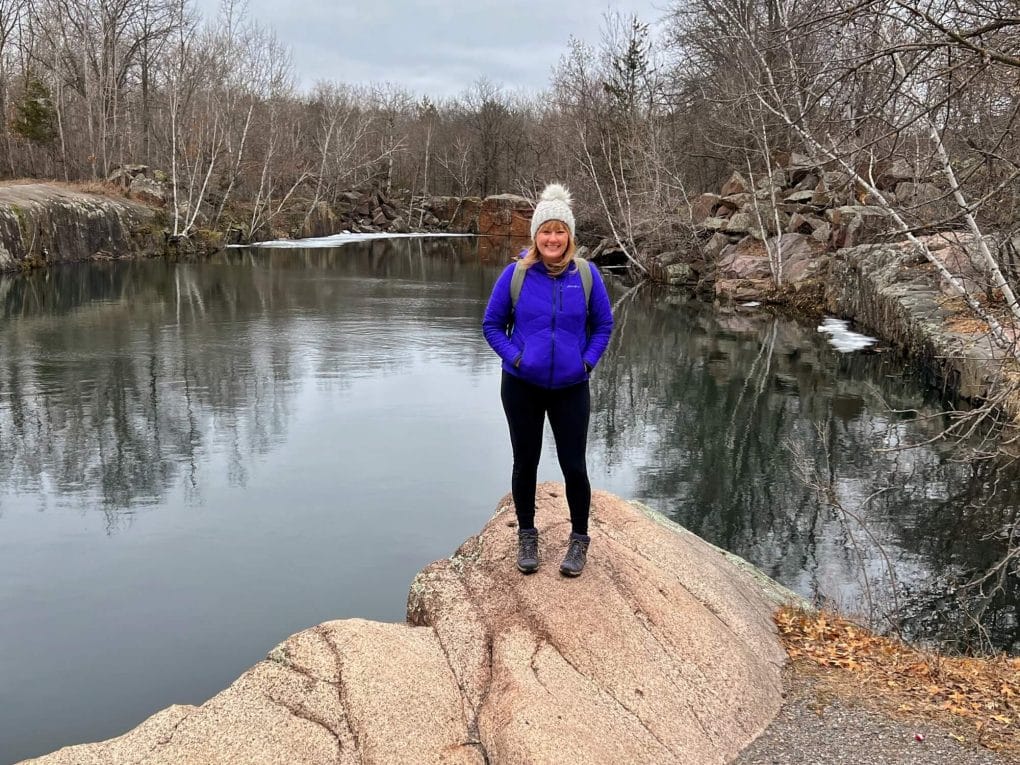 Quarry Park and Nature Preserve has some of the best hiking in St Cloud MN
